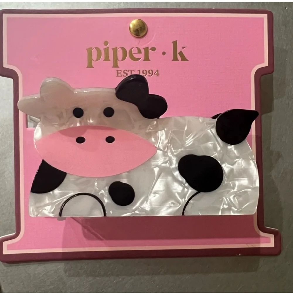NWT Piper K. Cow Hair Clip